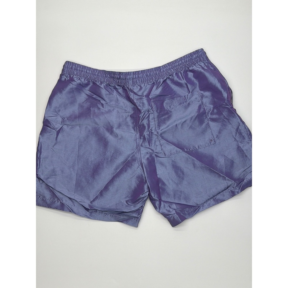 Empyre Mens Iridescent Purple Blue Swim Trunks Shorts Size M - Picture 9 of 10
